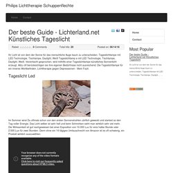 Der beste Guide - Lichterland.net Künstliches Tageslicht