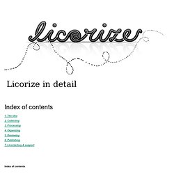 Licorize in Detail