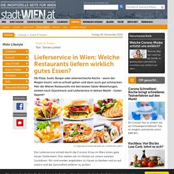 Lieferservice Wien: online Essen bestellen bei den besten Restaurants