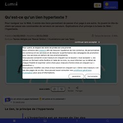 Qu’est-ce qu’un lien hypertexte ? - Spécialités