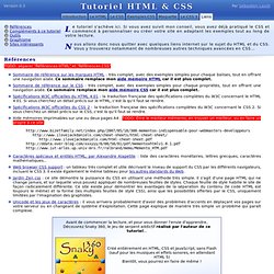 Liens - Tutoriel HTML & CSS