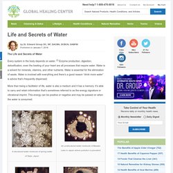 Life and Secrets of Water