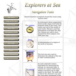 Explorers at sea
