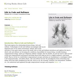 Life in Code and Software - Books