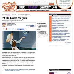 21 life hacks for girls