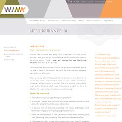 Life Insurance 101 » Wink