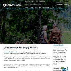 Life Insurance For Empty Nesters