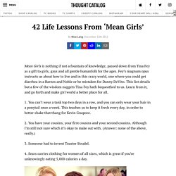 42 Life Lessons From ‘Mean Girls’