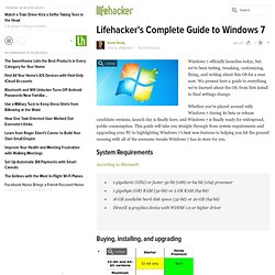 039;s Complete Guide to Windows 7 - Windows - Lifehacker