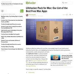 Pack for Mac: Our List of the Best Free Mac Apps