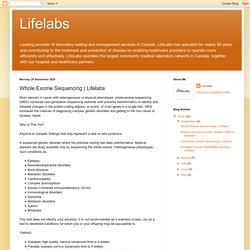 Whole Exome Sequencing