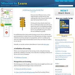 A Brief Guide to Mission to Learn