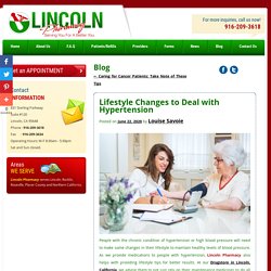 Lifestyle Changes to Deal with Hypertension