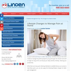 Lifestyle Changes to Manage Pain at Home