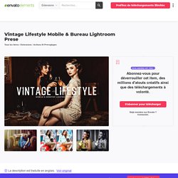 Vintage Lifestyle Mobile & Bureau Lightroom Prese par creativetacos sur Envato Elements