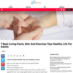 7 Best Simple Health Tips for Healthy Living Lifestyle for Everyone-blogsvin