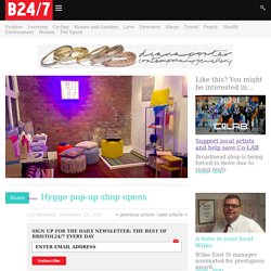 Hygge pop-up shop opens