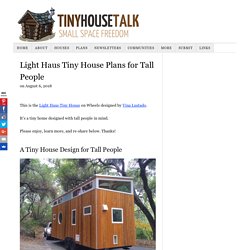 Light Haus Tiny House Plans for Tall People