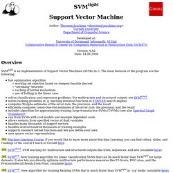 SVM-Light Support Vector Machine