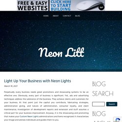 Light Up Your Business with Neon Lights