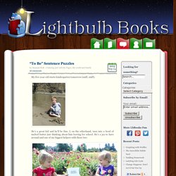 Lightbulb Books » “To Be” Sentence Puzzles