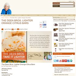 The Deen Bros. Lighter Orange Citrus Bars