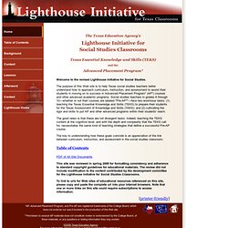 TEA Lighthouse Initiative