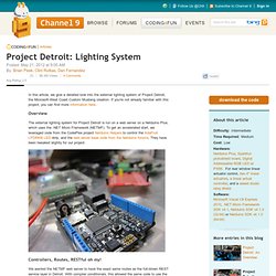 Project Detroit: Lighting System