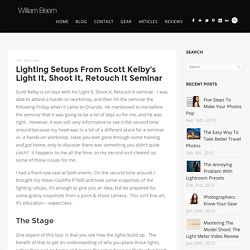 Lighting Setups From Scott Kelby's Light It, Shoot It, Retouch It Seminar