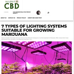 7 Types of Lighting Systems Suitable for Growing Marijuana