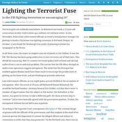 Lighting the Terrorist Fuse