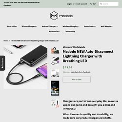 Fast Charging Lightning Cable – Mcdodo Worldwide