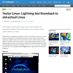 Vector Linux: Lightning fast throwback to old-school Linux