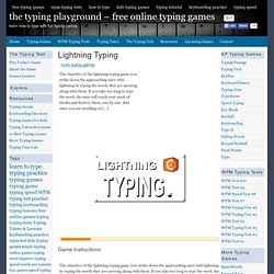 Lightning Typing Game 