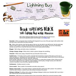 Lightning Bug - Writing Activity Page