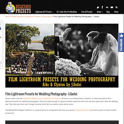 Film Lightroom Presets for Wedding Photography - Delicious Presets