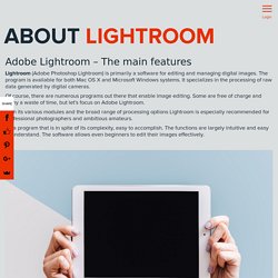 LIGHTROOM - The main software features - Free Lightroom Presets