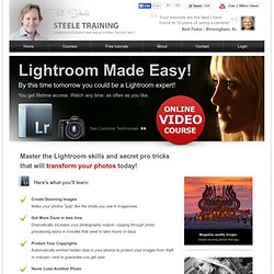 Lightroom Made Easy! Online Video Training Course - Internet Learning Class