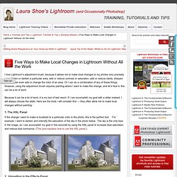Lightroom and Photoshop Tutorials, Tips and Training by Laura Shoe