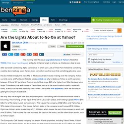 Are the Lights About to Go On at Yahoo?