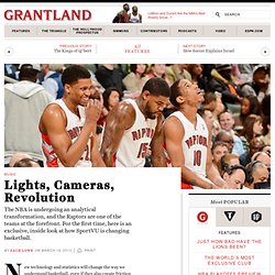 The Toronto Raptors, SportVU cameras, and the NBA's analytical revolution