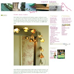 Fairy lights, esprit cabane, DIY decorative objects