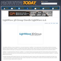 LightWave 3D Group Unveils LightWave 11.6