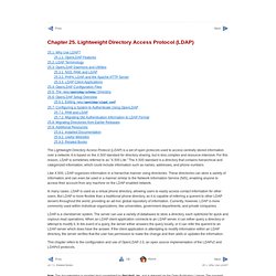 Chapter 25. Lightweight Directory Access Protocol (LDAP)