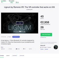Lignum by Remoria VR: The VR controller that works on iOS by Remoria VR