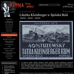 Likérka Kleinberger dans Spišská Bela