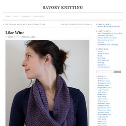 Lilac Wine » Savory Knitting