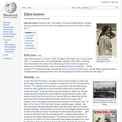 Lilian Lenton