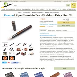 Kaweco Liliput Fountain Pen - Fireblue - Extra Fine Nib