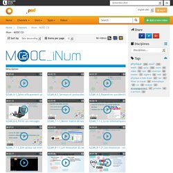 Lille1.Pod - iNum - MOOC C2i